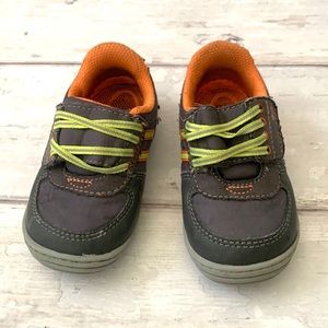 Boys Size 5 Surprize Kids Diego Sneakers Baby Toddler Shoes Gray Orange